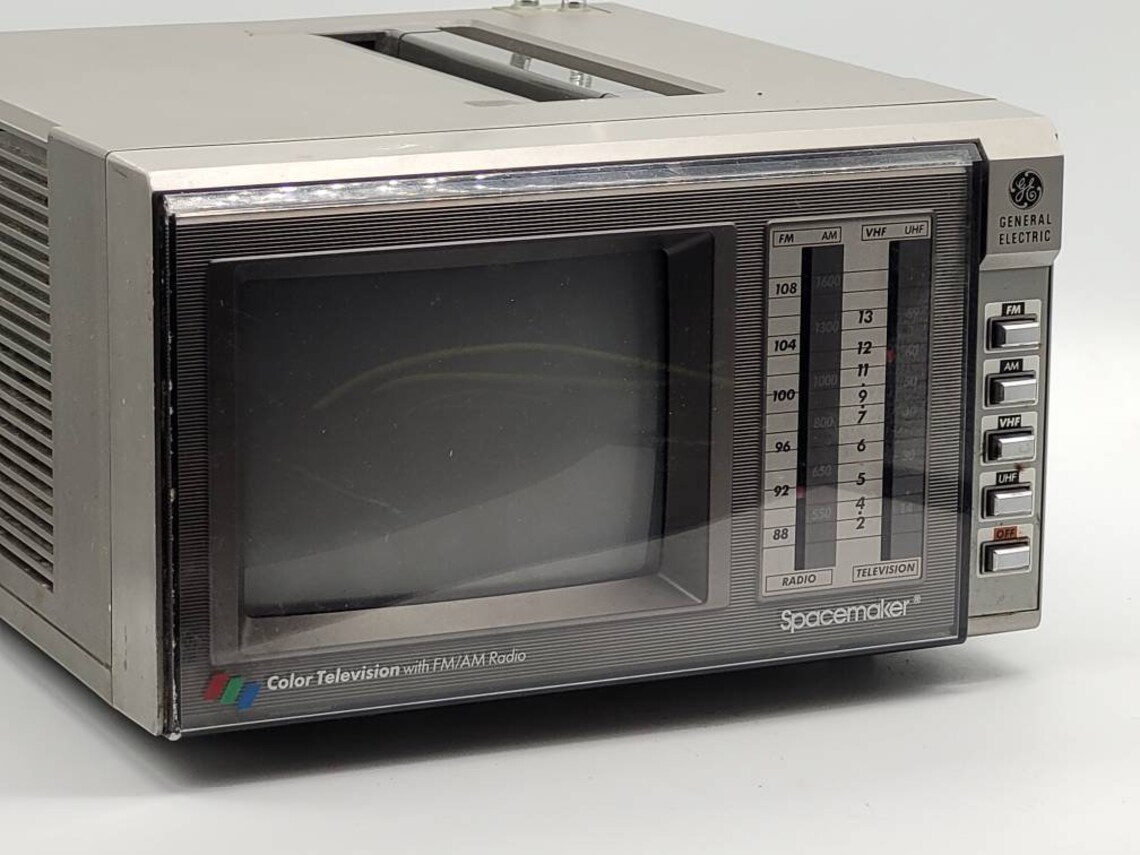 Vintage Retro TV Rare GE Spacemaker Color Tv/radio Vintage Etsy Canada