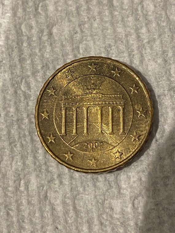 Rare 2002 D German 10 cent Euro Etsy