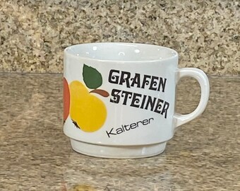 Vintage Seltmann Weiden Apple Mug - Bavaria W Germany Collector Cup