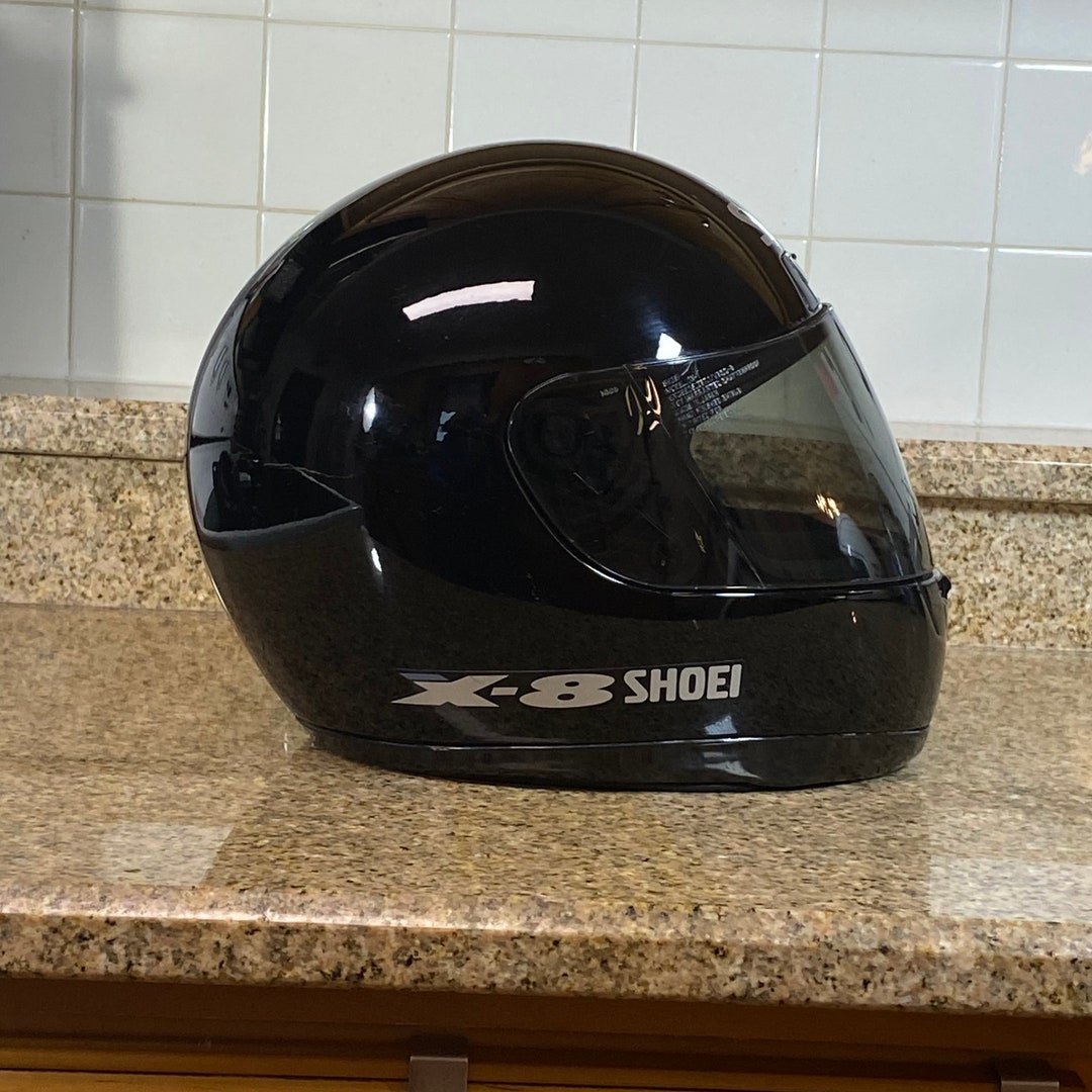 Vintage Shoei X-8-air Helmet: 1990s Modular Full Face Racing
