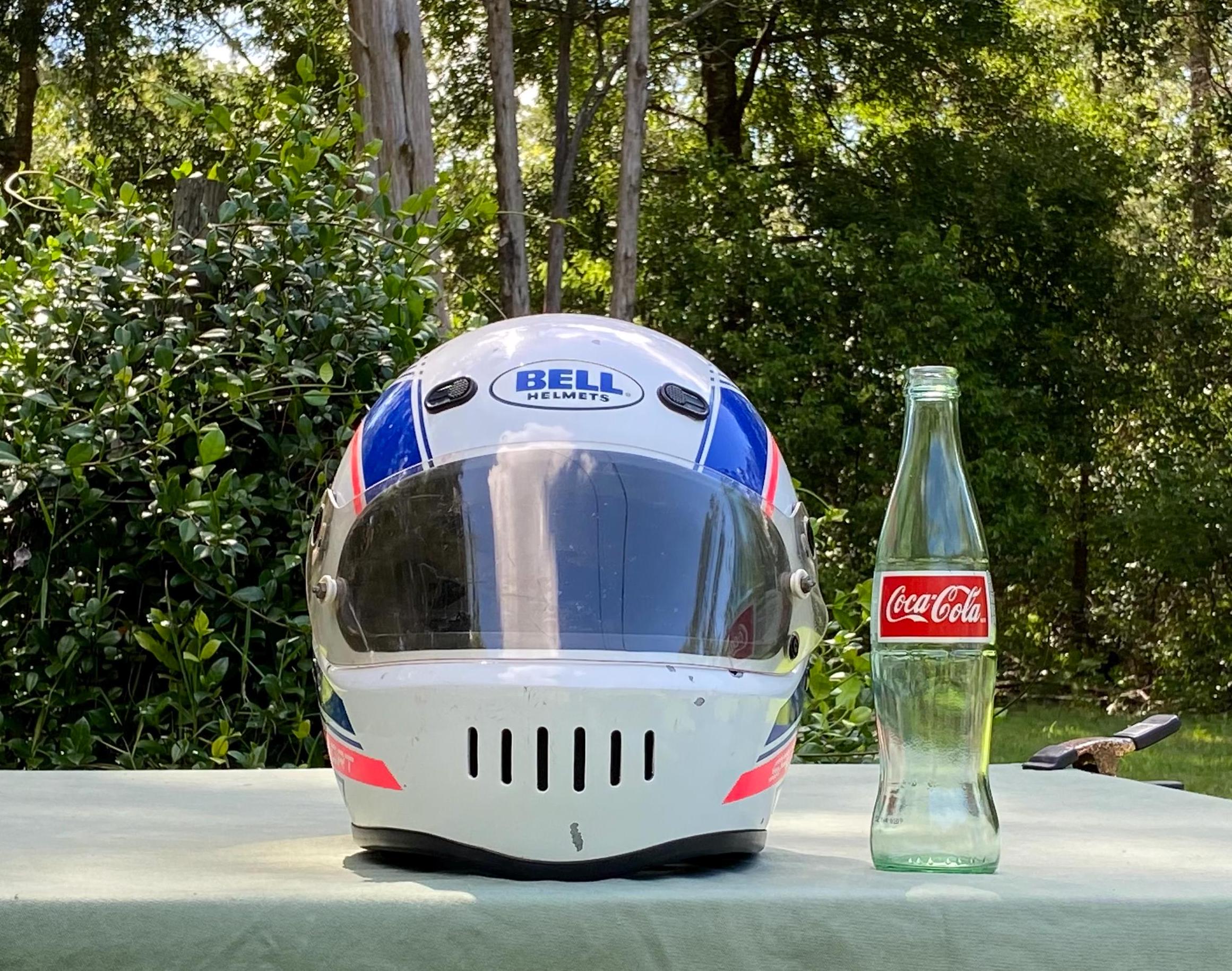 Vintage 1990s BELL Racing Helmet: White, Blue & Pink - Size 7 1/2 - Etsy