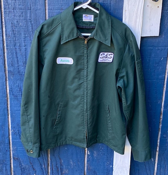 Vintage 70s Harley Davidson Work Jacket: S&S Carburetors