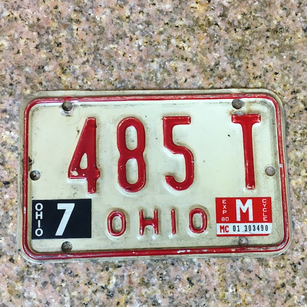 Ohio License Plate Home Signs Etsy