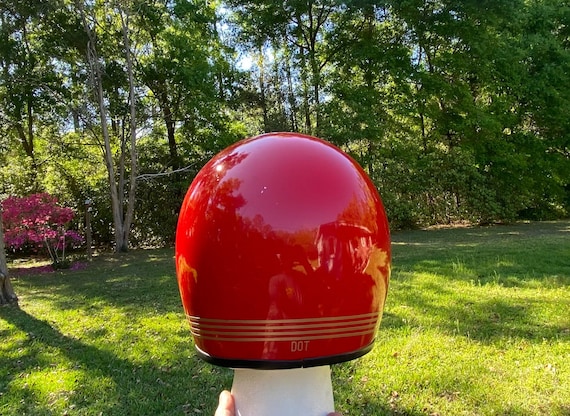 BELL Bell Sport Full Face Helmet DOT Red Vintage … - image 5