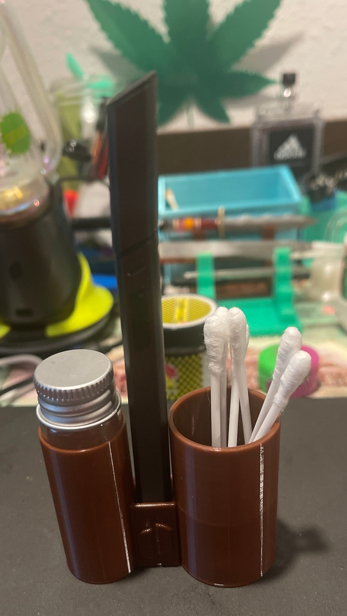 Puffco Hot Knife Dab Station/dab Caddy With Included a Glass Etsy