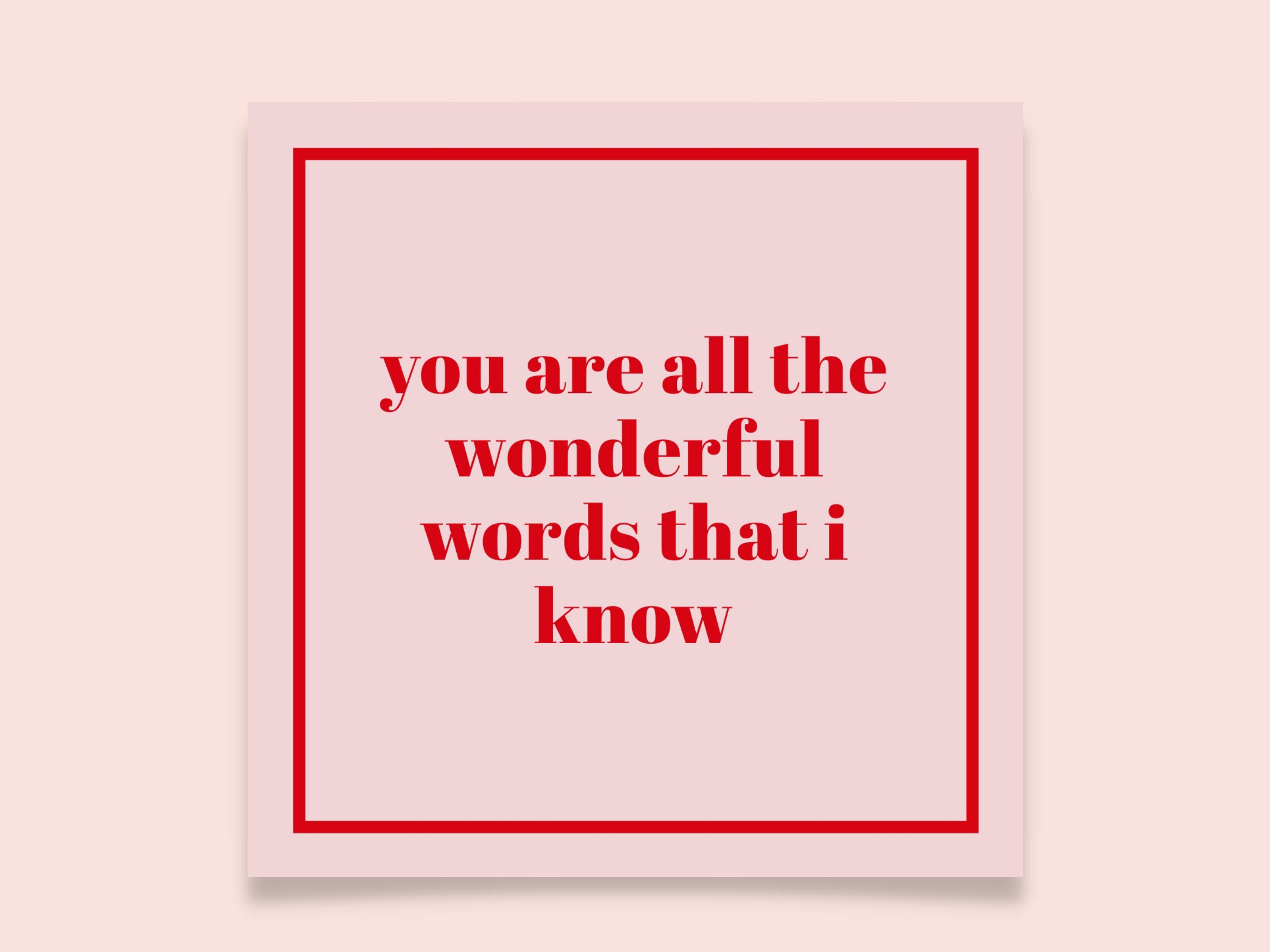Printable Compliment Mother's Day Card Mom Thank You - Etsy