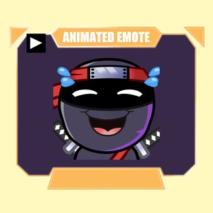 ANIMATED ninja laughing emote for twitch kick discord youtube streaming | Ninja  lol sub emote