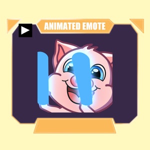 ANIMADO Cerdo lindo rave emote para twitch kick discord youtube stream / Cerdo rosa con palos de neón que cambian de color sub emote animado