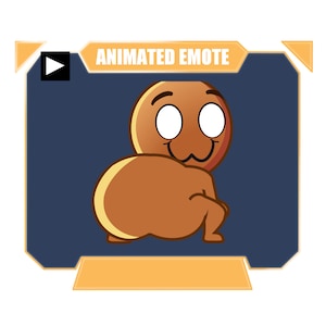 ANIMATED Gingerbread twerking Christmas emote for twitch kick discord youtube | Cute Gingerbread twerk dance Christmas emote for streaming