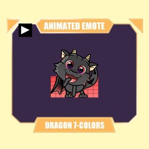 ANIMATED dragon dancing emote for twitch kick discord youtube stream | Dragon dance with color changing equalizer bars animated emote