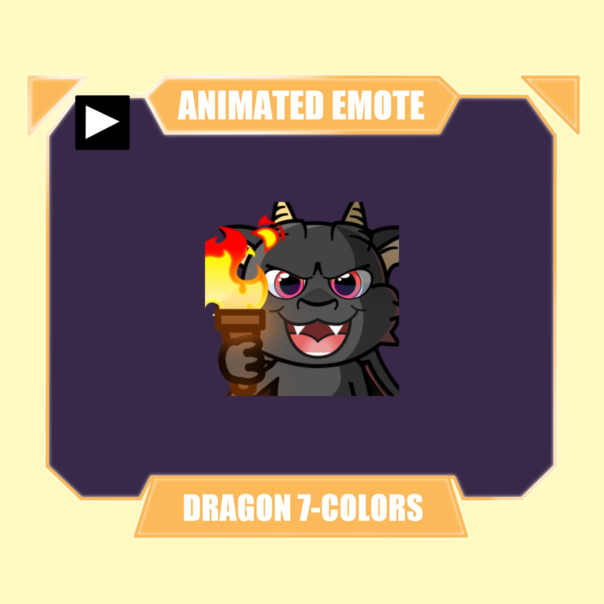 ANIMATED Dragon Riot Emote for Twitch Kick Discord Youtube Stream ...