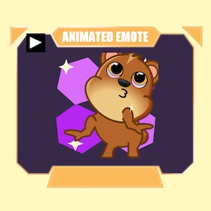 ANIMATED bear disco dance emote for twitch kick discord youtube | Cute bear dancing with disco light emote for streaming