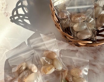 Packets of Flower Agate Tumble Stones | Good Quality | Madagascar