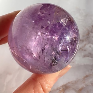 5,5 cm Amethyst-Kugel | Regenbögen | Brasilien
