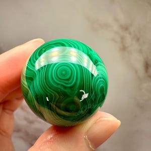 1.21” Malachite Sphere from Congo