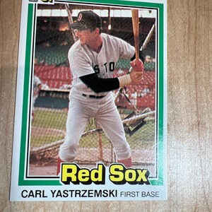 Carl Yastrzemski Baseball Card 1981 Donruss #214 HOF