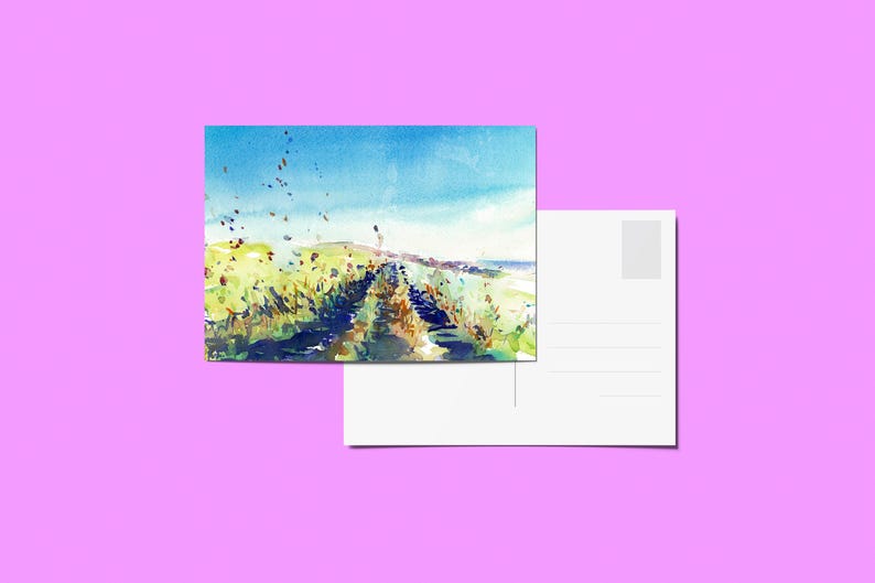 Cartes postales - Aquarelles A6 CP2 / Le printemps