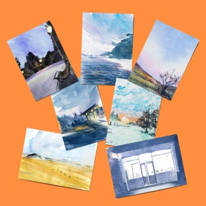 Postcards - Watercolors #2