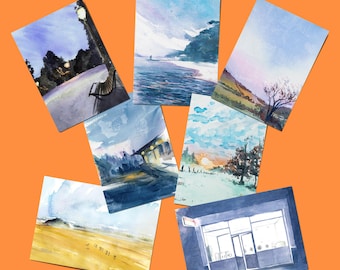 Cartes postales - Aquarelles #2