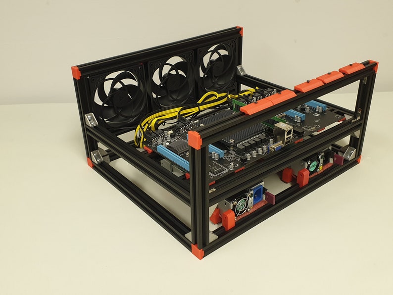 5 GPU Starter Bundle Kit Motherboard Frame CPU Ram PSU 1200W 2400 W Etsy