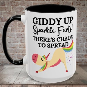 Funny Unicorn Coffee Mug: Sassy Gift for Bestie