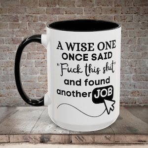 Funny Goodbye Coworker Mug, Leaving Gift, Going Away Present, Farewell Office Gift, Humorous Coworker Cup