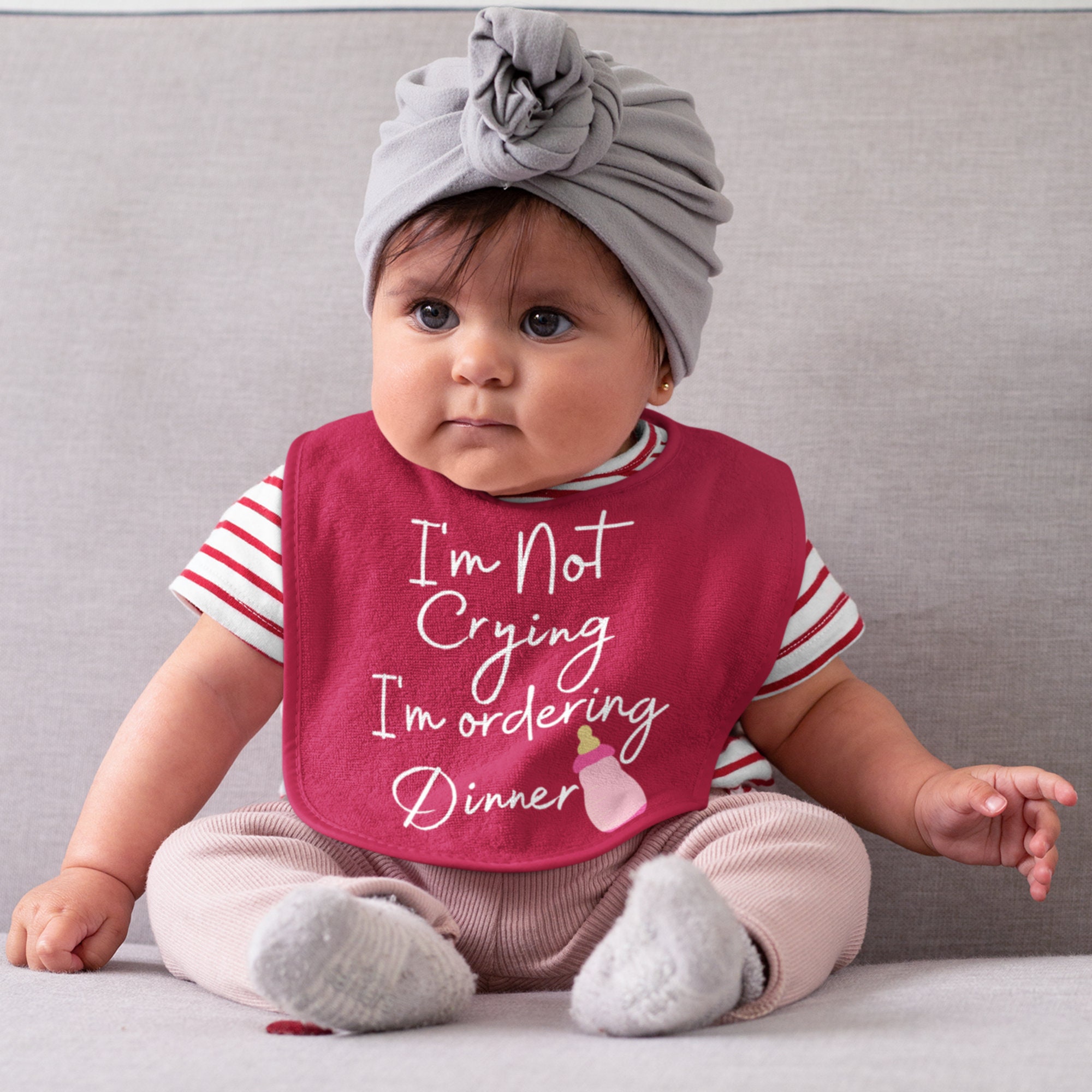 Baby Girl PNG, I'm Not Crying I'm Ordering Dinner, Baby Girl