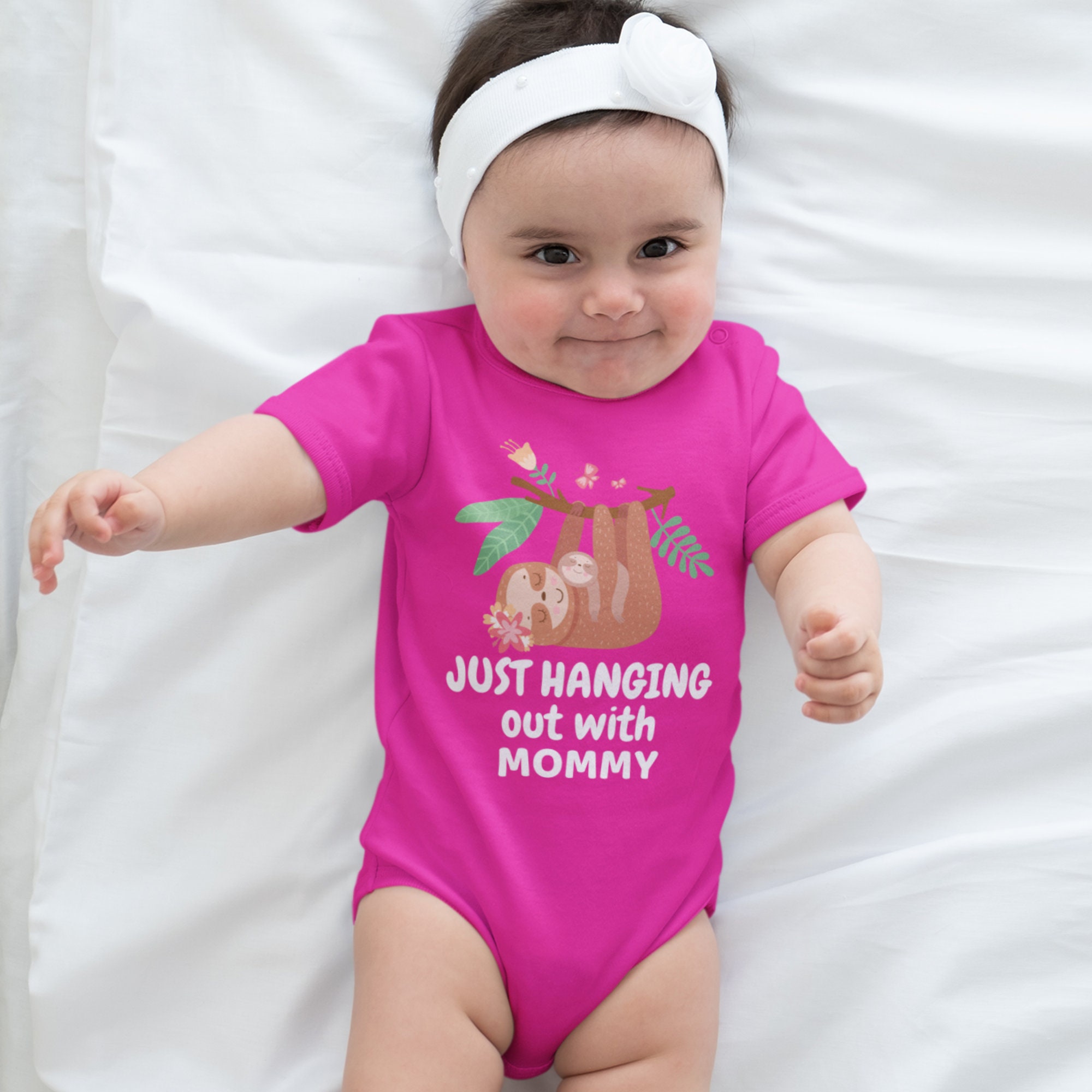 Baby Sloth PNG Mommy and Me PNG Cute Sloth PNG Baby Bib - Etsy