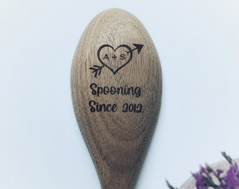 Personalised Wooden Spoon, Custom Kitchen, Custom Wood Spoons, Anniversary, Spooning, Funny, Unique Gift, Love, Wedding