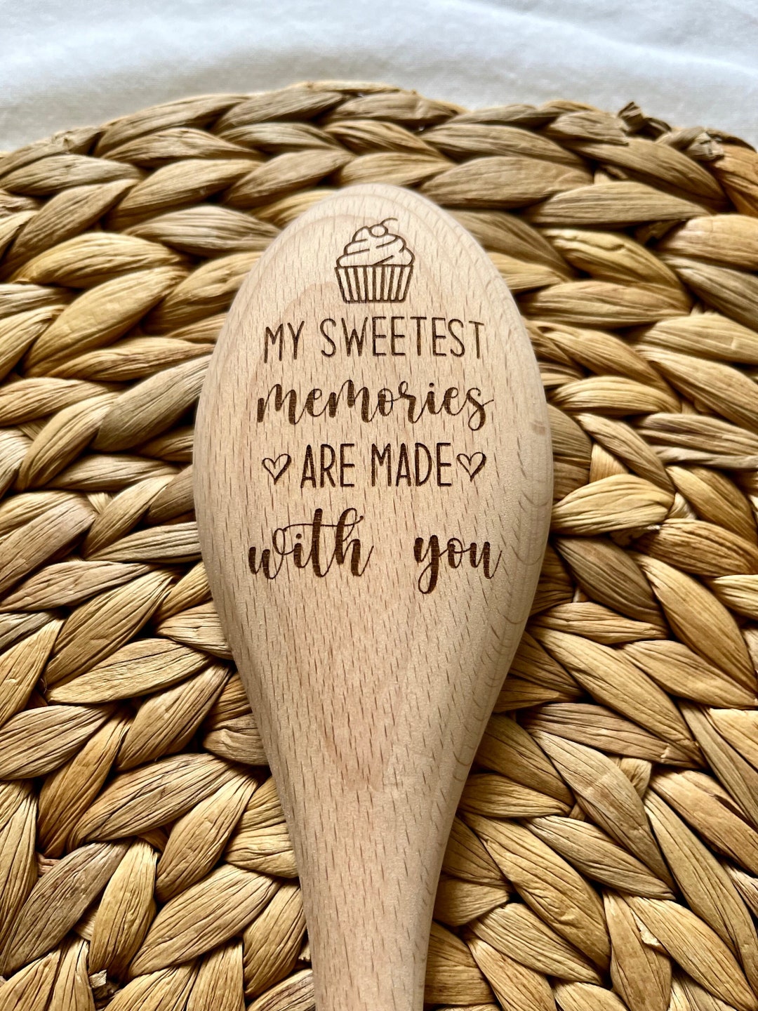 Spoon Writing Custom Laser Engraved Beech Wood Spoon, Personalized Gift - Etsy