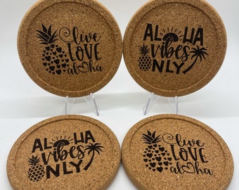 Cork Coasters (Set of 4)