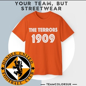THE TERRORS 1909: Dundee United FC Top Fan Tshirt