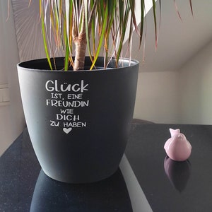 Freundin Glück Geschenk  Dekoration Geburtstag Geschenkidee - Design Aufkleber von Edelfolien