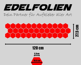 Car Sticker Honeycomb Sticker Foil Car Tuning Vinyl Windshield Side Window Rear Window Vehicle Foil Wrap