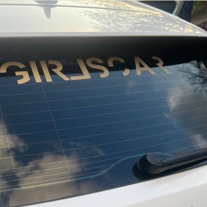 カーステッカーチューニング - Girlscar 車ガールチューナーガールウーマンガール |フォード ステーションワゴン 子供服 息子 娘 赤ちゃん デザイン