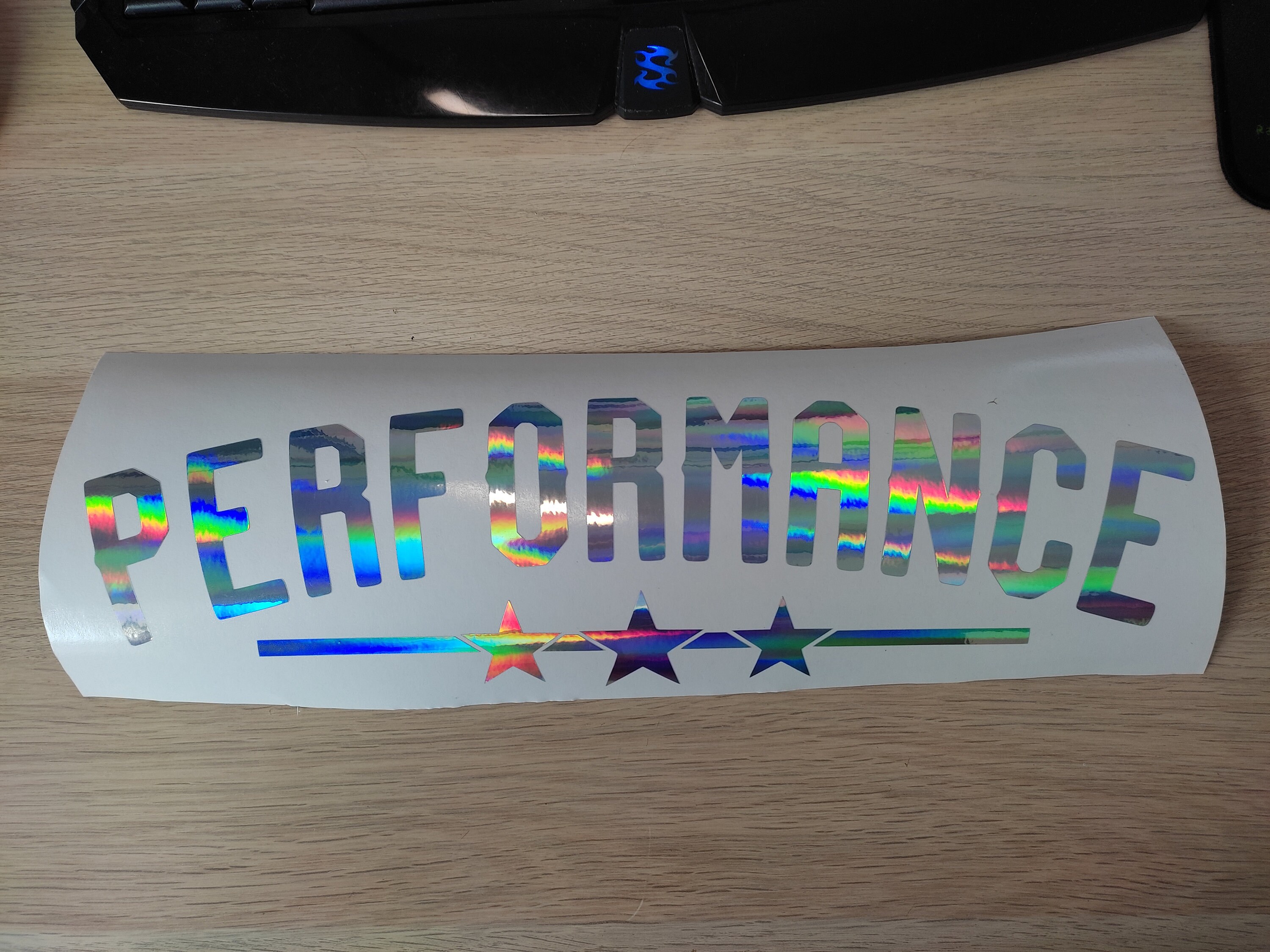Performance Sticker Stars Rear Window Mega! Decal Sticker Tuning Car ...