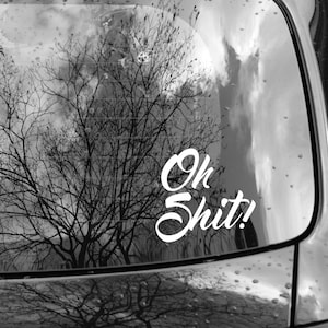 Oh Shit! Dent Smart Repair Sticker Decal Foil Car Tuning Fine Foil Plott Tire Motorcycle Motorsport Gift Idea Handmade