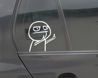 Folien-Zentrum - Set di 8 adesivi – Adesivi di alta qualità per auto – OEM & JDM – Adesivi divertenti per auto – Stickerbomb – Adesivi per auto – Made in Germany