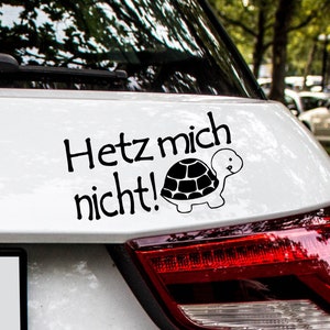 Car sticker | Don&#39;t rush me! Funny vinyl sticker car foil vehicle decoration sticker for car windows tuning racing