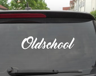 Oldschool Sticker Decal Foil Car Tuning Fine Foil Plott Tires Rims Gadget Disc Vintage Car Label Youngtimer Old School