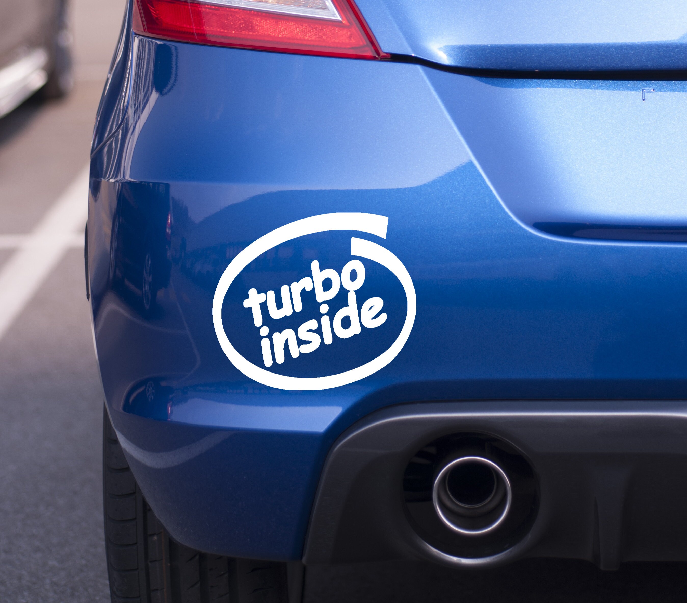 Car Sticker | Turbo Inside Sticker | Car Windscreen Sticker Windshield ...
