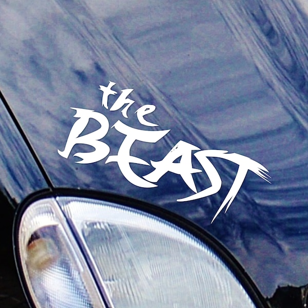 The Beast sticker sticker film car tuning noble films plot tires rims gadget disc windshield side window rear window