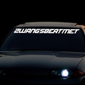 Car sticker | Forced ventilation | Car windscreen sticker windshield motorsport oilslick tuner tuner motorsport sticker foil