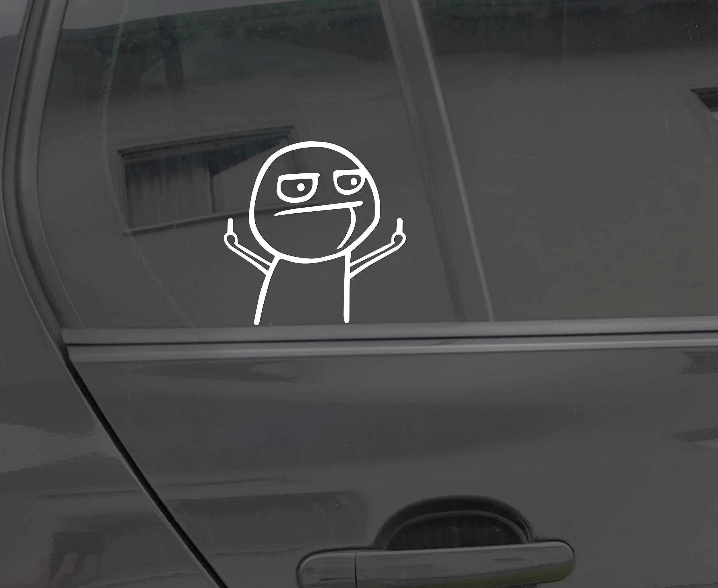 1pc Süße Cartoon Pandas Autoaufkleber, Autotür Stoßstange