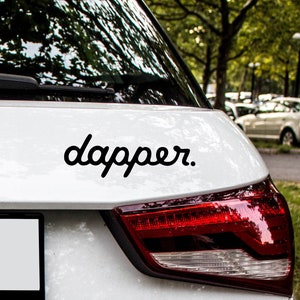 Car Sticker Tuning - Dapper. Car Girl Tuner Girl Woman Girl | Car Accessories Autotuning Oilslick Glitter