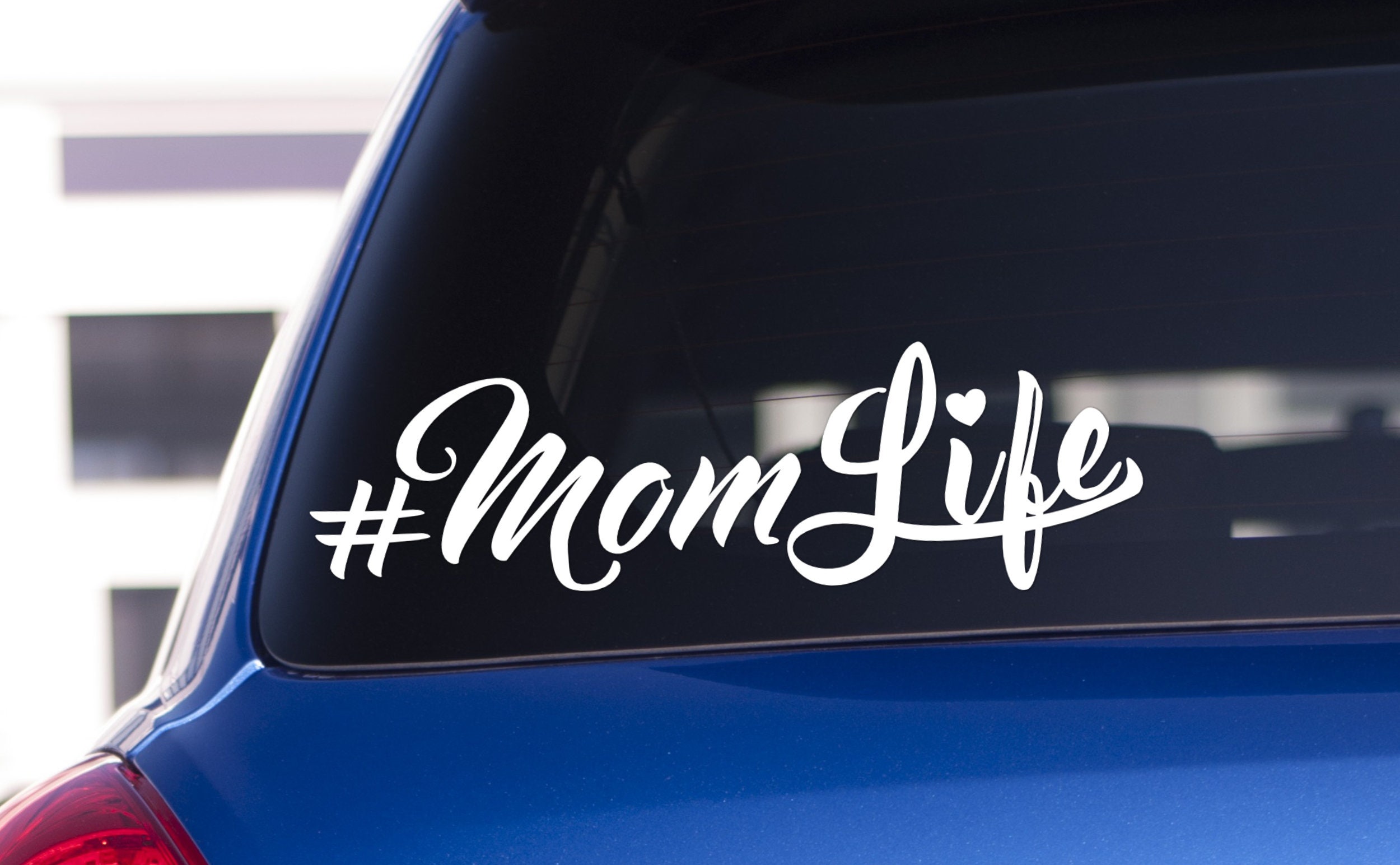 Man Sticker Mom Car Sticker | Mom Life | Mama Baby Sticker for Car Sticker Parents ...
