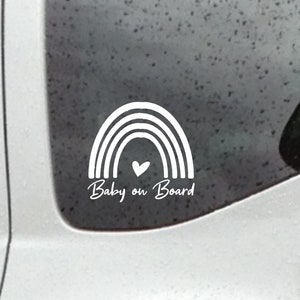 Autoaufkleber Cool Baby an Bord für Eltern mit Humor