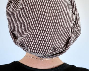 Jewish Head Covering for Women Tichel Slouchy Beanie Beret  display picture 1