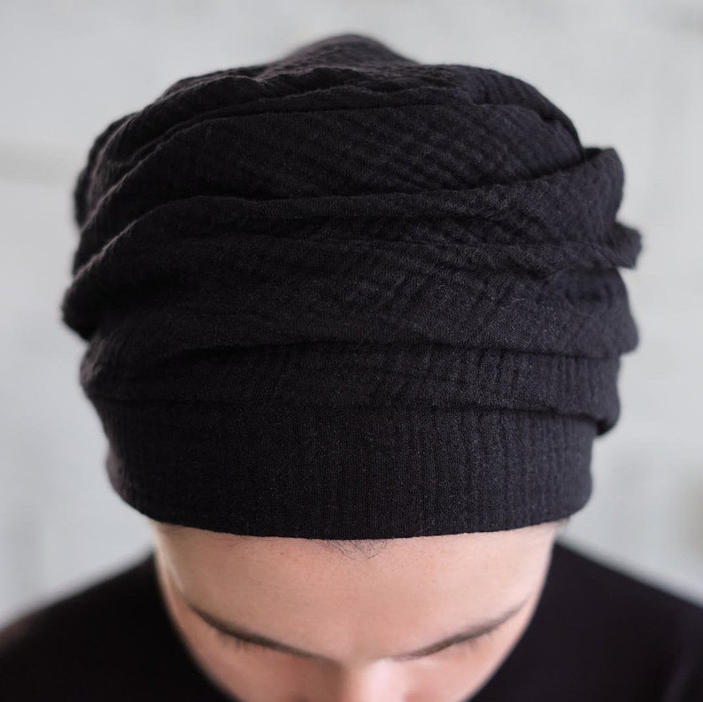 Jewish Head Covering Beret Head Wrap Adjustable Head Scarf Etsy