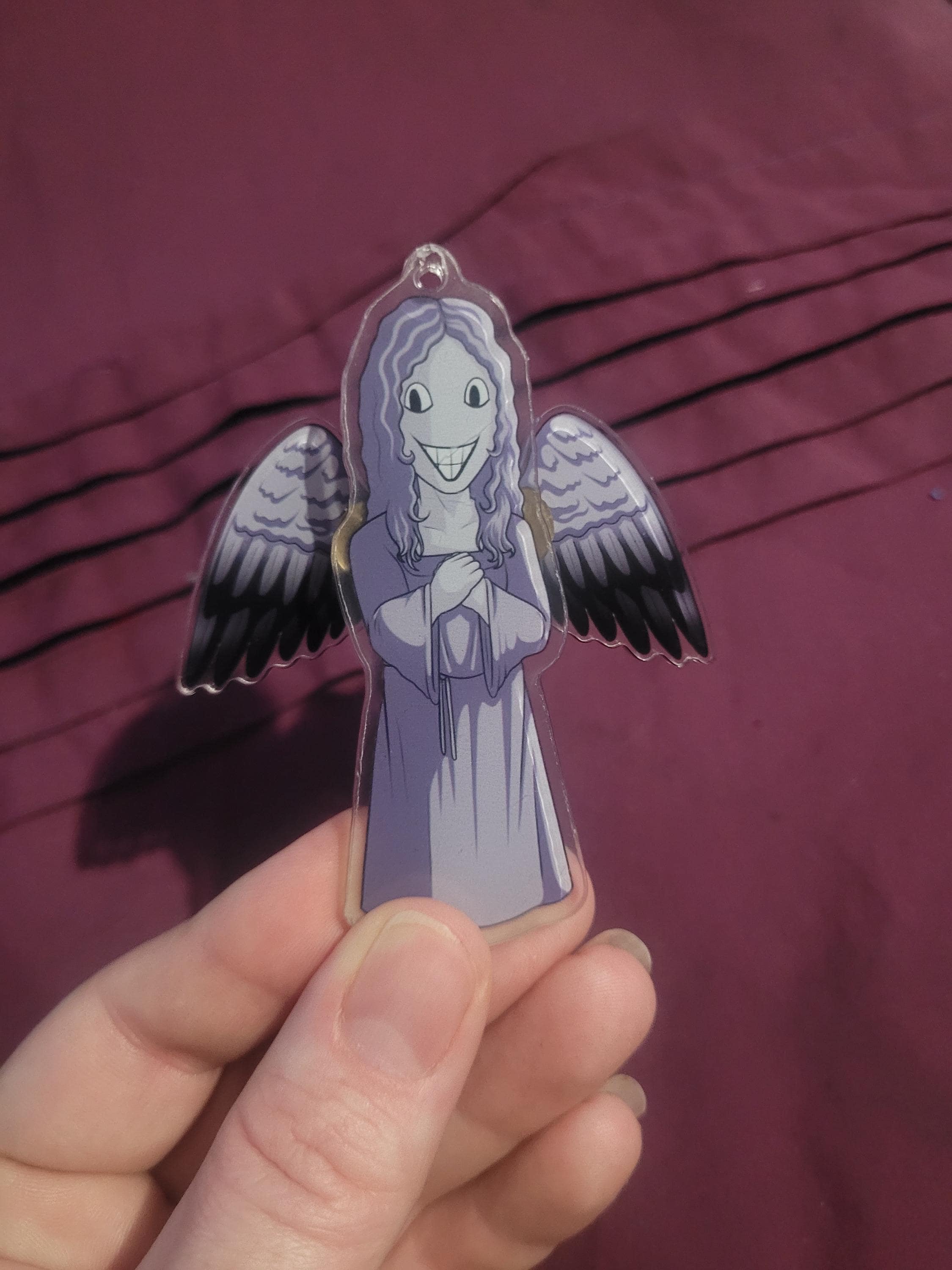 PREORDER- Mandela Catalogue, False Gabriel Acrylic Wing Charm - Etsy